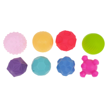 Zestaw Sensoryczny z Pianki dla dzieci 6m+ Piłki + Klocki + Zwierzątka 16 el.